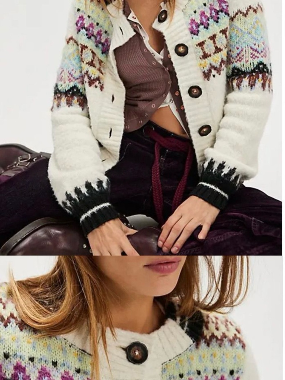 Free People Millie Cardigan S/P NWOT - Picture 3 of 6